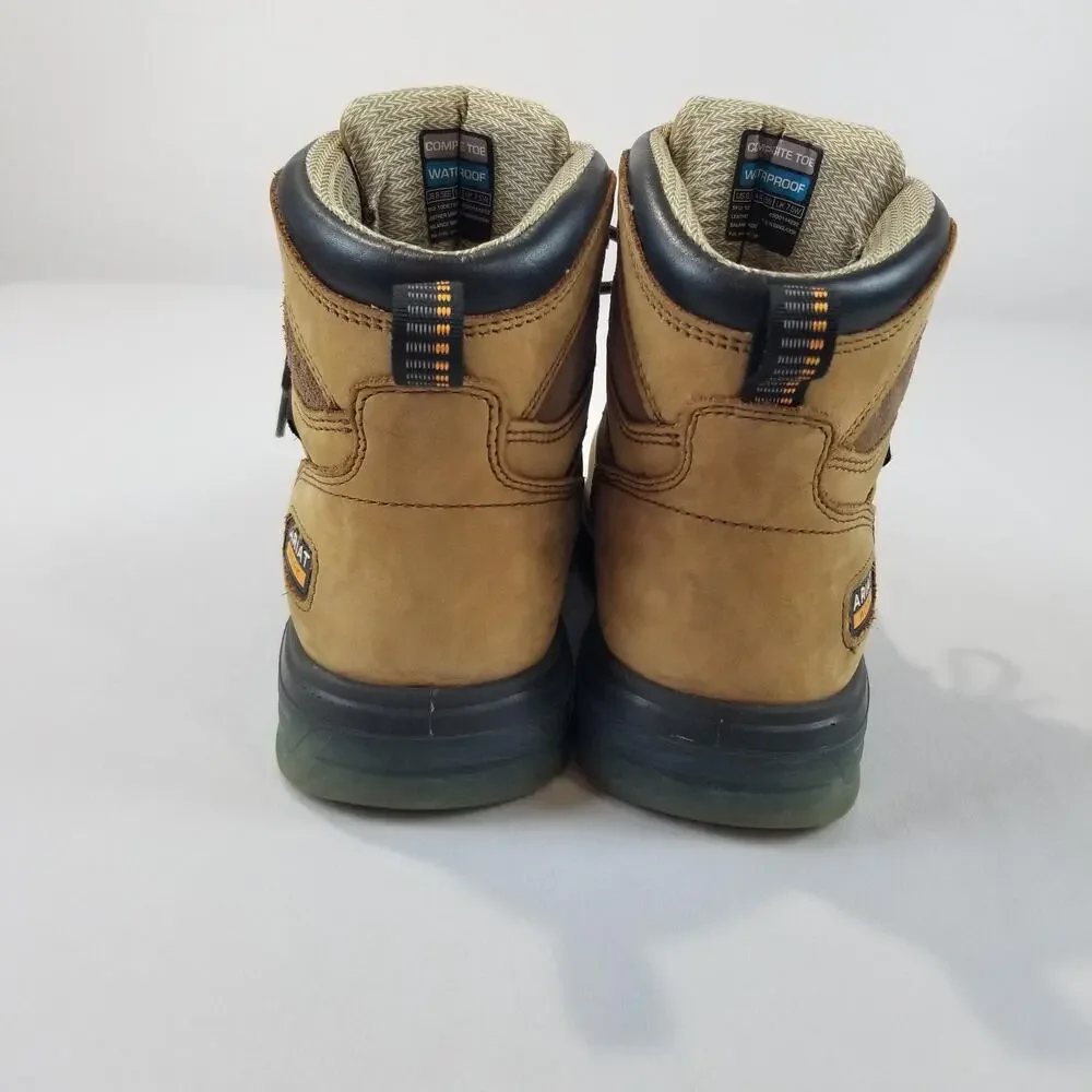 Ariat Turbo Boots Mens 8.5 EE Aged Bark Waterproof Carbon Toe Work Boots